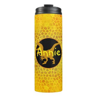 Personalized Yellow Dinosaur Hide