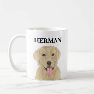 Personalized Yellow Labrador Coffee Mug