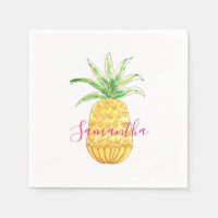 Personalized Yellow Pineapple