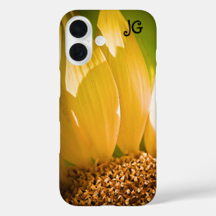 Personalized Yellow Sunflower Apple iPhone Case