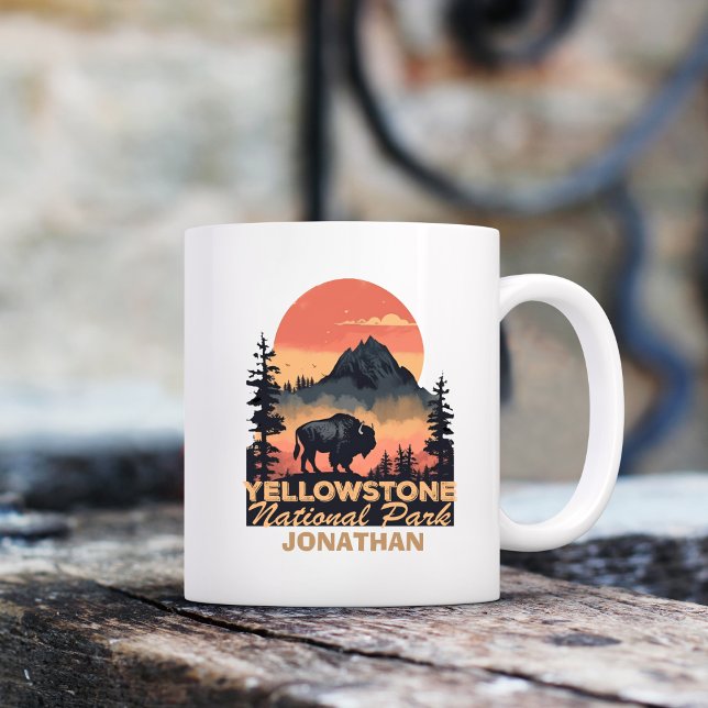 Personalized Yellowstone National Park Camping    Coffee Mug (Creator Uploaded)