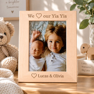 Personalized Yia Yia Picture Frame