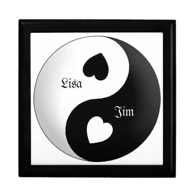 Personalized Yin Yang Love Gift Box (Front)