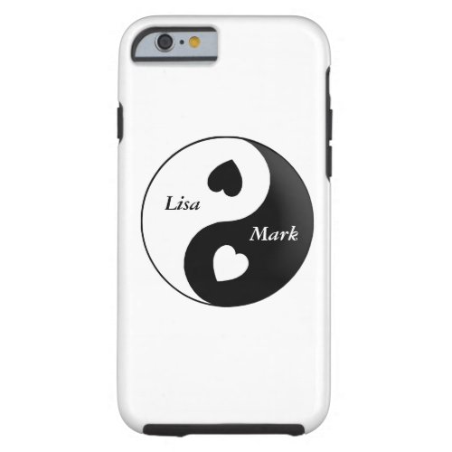 Personalized Yin Yang Love iPhone 6 Case