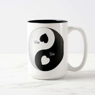 Personalized Yin Yang Love Mug
