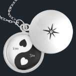 Personalized Yin Yang Love Necklace<br><div class="desc">Necklaces are a great way to show off your sense of style to the world. Drape yourself in style while adding the perfect touch to make your everyday wardrobe shine. Necklaces are a swank addition to any outfit and a great way to make a statement, and are uniquely chic no...</div>