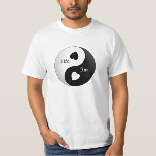Personalized Yin Yang Love Shirt