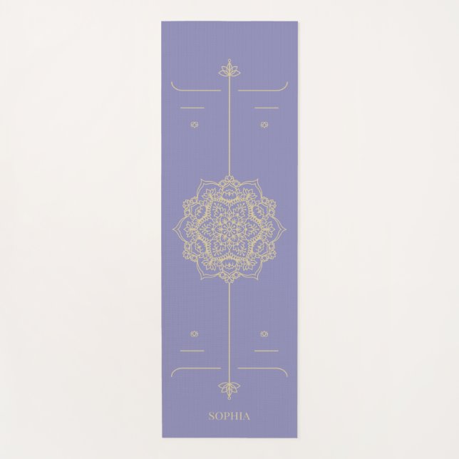 Personalized Yoga Mat with Alignment System (Front)