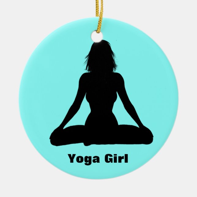 Personalized  Yoga Ornament (Front)