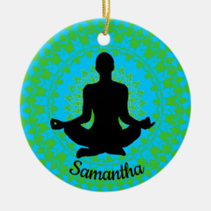 Personalized Yoga Ornament