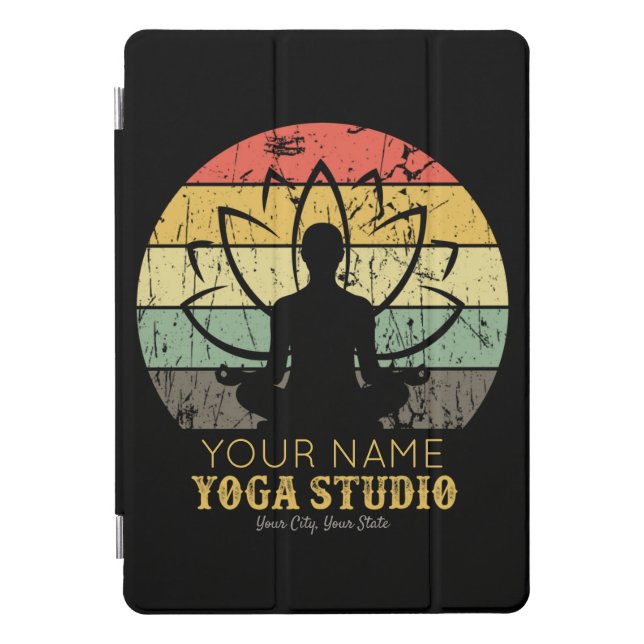 Personalized Yoga Studio Fitness Instructor Guru  iPad Pro Cover (Front)