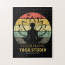 Personalized Yoga Studio Fitness Instructor Guru  Jigsaw Puzzle