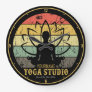 Personalized Yoga Studio Fitness Instructor Guru  Large Clock