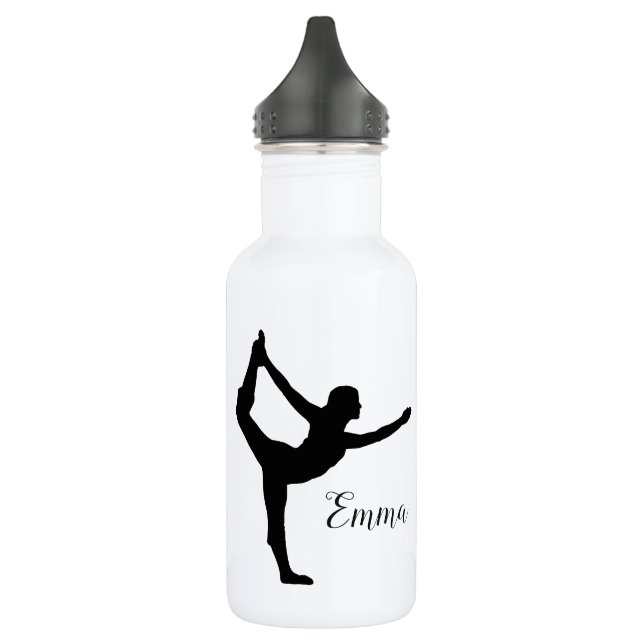 Personalized Yoga Water Bottle | Practice Gift (Left)