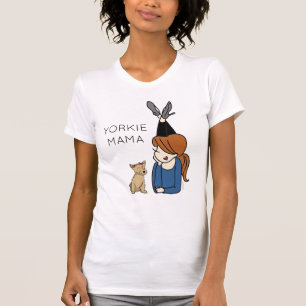 Personalized Yorkie Mama T-Shirt