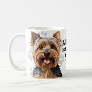 Personalized Yorkie Mom, Yorkie Dad, Yorkie Lovers Coffee Mug