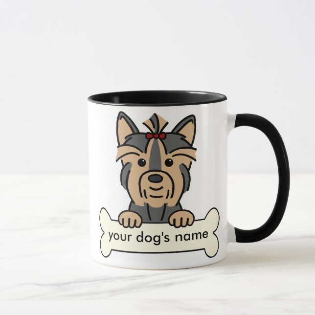 Personalized Yorkie Mug (Right)