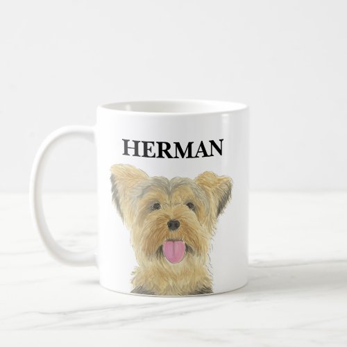 Personalized Yorkie Yorkshire Terrier Coffee Mug