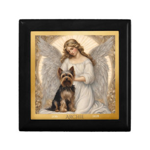 Personalized Yorkshire Terrier Memorial Keepsake  Gift Box