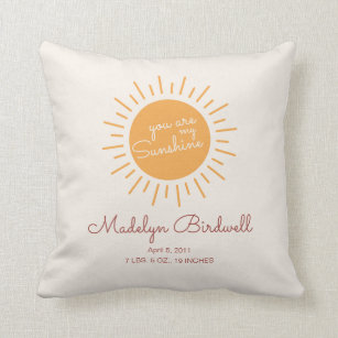 You are my sunshine best sale throw pillow