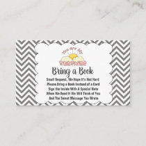 Personalized You Are My Sunshine Bring A Book Enclosure Card