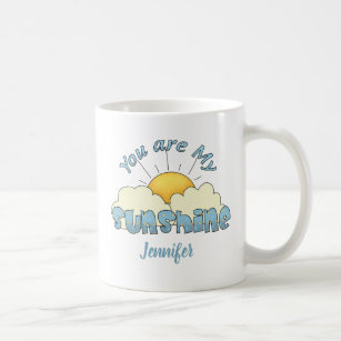 You Are My Sunshine Coffee Travel Mugs Zazzle Personalized You Are My Sunshine Coffee Mug