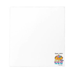 Personalized You Are The Only Meat For My Taco Notepad
