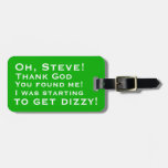 Personalized You Found Me Luggage Tags at Zazzle