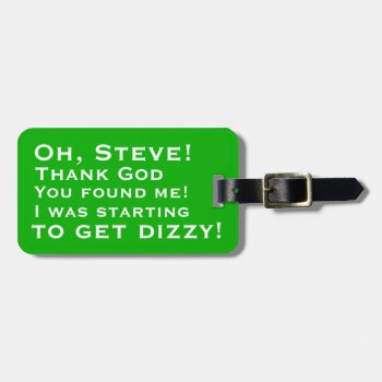 Personalized You Found Me Luggage Tags by nikinonsense at Zazzle