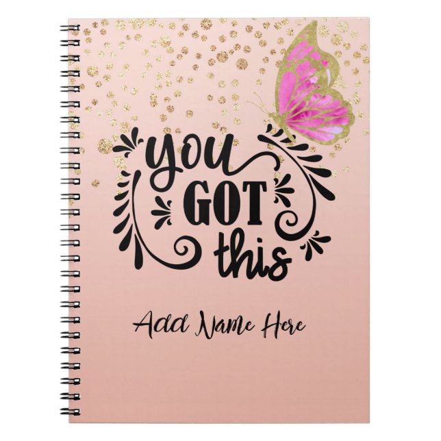 Personalized "You Got This" Notebook (Front)
