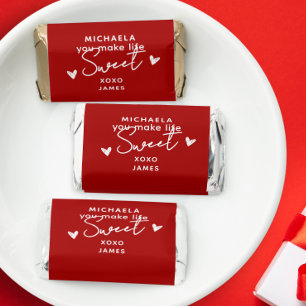 Personalized You Make Life Sweet Hershey's Miniatures