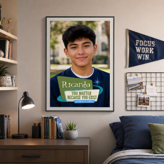 Personalized You Matter Photo Gift Poster