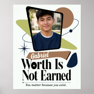 Personalized You Matter Photo Poster