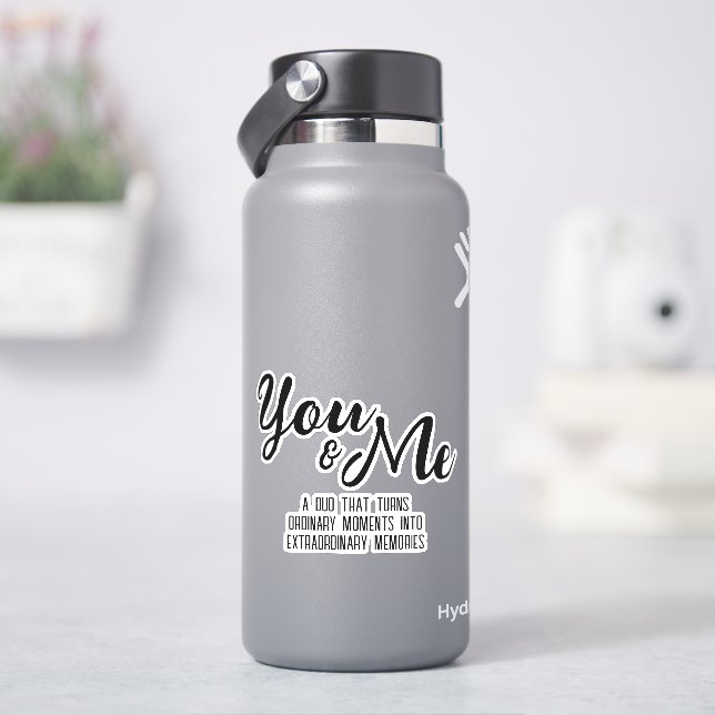 Personalized You & Me Sticker (HydroFlask)