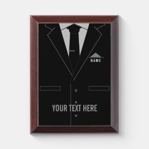 Personalized Your Business Award Plaque Example