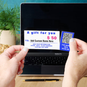 Personalized Your Business Gifts Vouchers Template Raffle Tickets