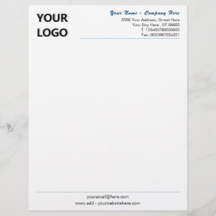 Personalized Your Business Letterhead with Logo