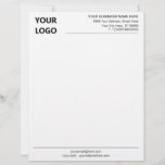 Personalized Your Business Letterhead with Logo<br><div class="desc">Simple Personalized Your Business Office Letterhead with Logo - Add Your Logo - Image / Business Name - Company / Address - Contact Information - Resize and move or remove and add elements / text with Customization tool. Choose your colors / font / size ! Good Luck - Be Happy...</div>