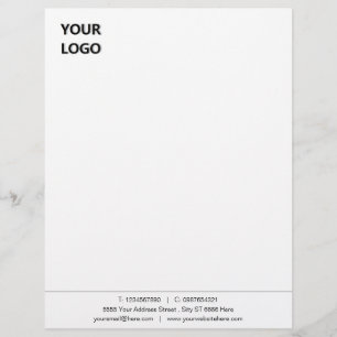 Personalized Your Business Letterhead with Logo