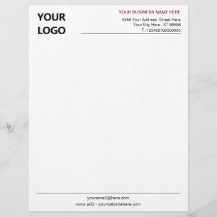 Personalized Your Business Letterhead with Logo