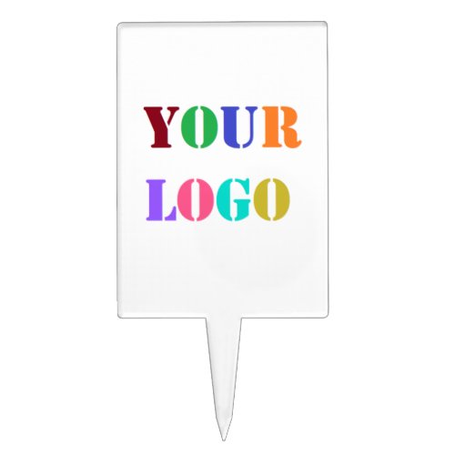 Personalized Your Business Logo Cake Topper