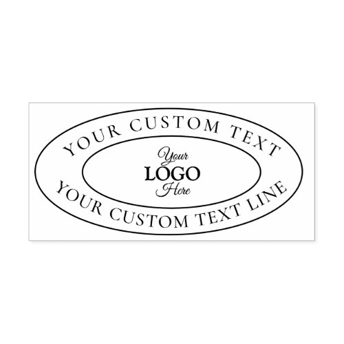 Personalized Your Business Logo  Rubber Stamp