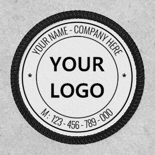 Personalized Your Company Logo Text Business Patch