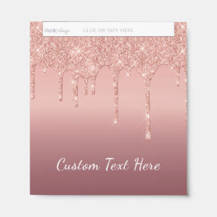Personalized Your Custom Text Rose Gold Glitter Hershey Bar Favors