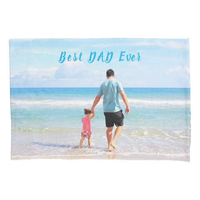 Personalized Your Dad Photo Pillow Case Gift (Front)