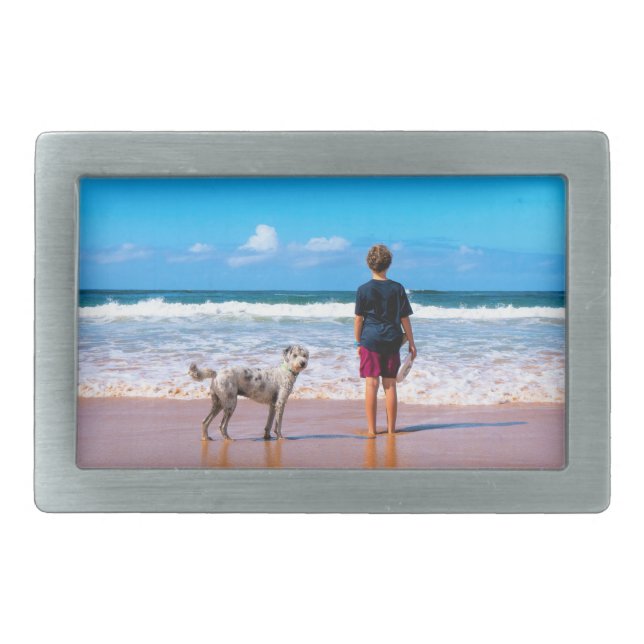 Personalized Your Design Custom Photo Belt Buckle (Front)