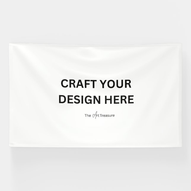 Personalized Your Design, Logo, or Message 6'x10' Banner (Horizontal)
