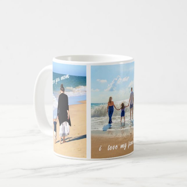 Personalized Your Family Photo Collage Mug (Front Left)