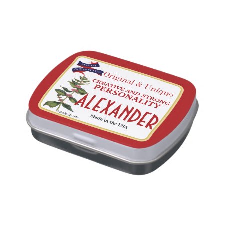 Personalized Your Famous Name Peppermint Tins
