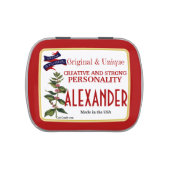 Personalized Your Famous Name Peppermint Tins (Top)